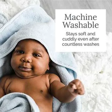 Natemia Premium Hooded Baby Bath Towel – Award-Winning, Organic Turkish Cotton, Soft for Newborns - Hooded Towels for Kids