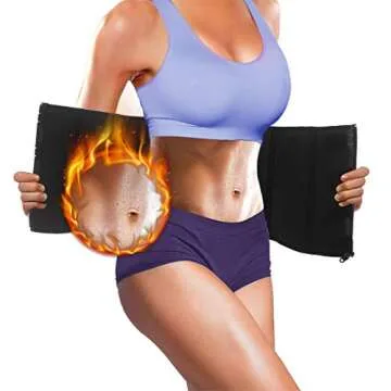 TAILONG Woman Sweat Waist Trainer Corset Cincher for Sport Workout Slimming Body Shaper Tummy Girdle Gym Back Support