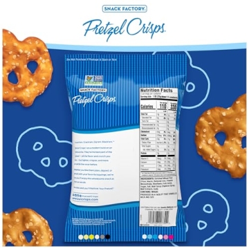 Snack Factory Pretzel Crisps Original, 3 Oz On-the-Go Pack