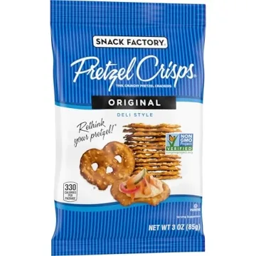 Snack Factory Pretzel Crisps Original, 3 Oz On-the-Go Pack