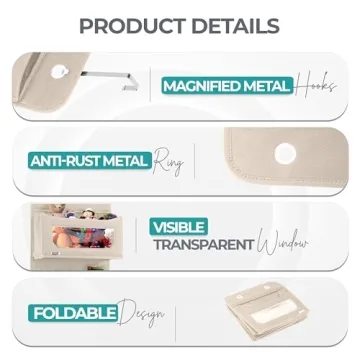 Utopia Home 4-Shelf Hanging Closet Organizer for Efficient Storage