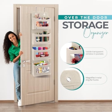 Utopia Home 4-Shelf Hanging Closet Organizer for Efficient Storage