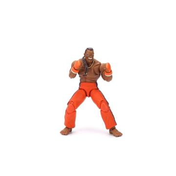 Jada Toys Street Fighter II Dee Jay 6" Action Figure with Interchangeable Parts