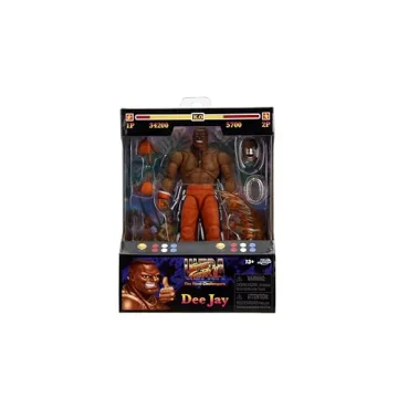 Street Fighter II Dee Jay 6" Action Figure with Interchangeable Parts
