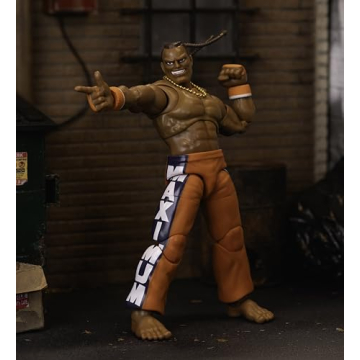 Street Fighter II Dee Jay 6" Action Figure with Interchangeable Parts