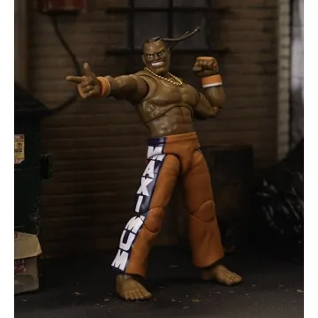 Street Fighter II Dee Jay 6" Action Figure with Interchangeable Parts