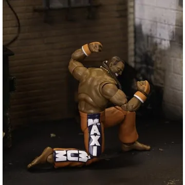 Street Fighter II Dee Jay 6" Action Figure with Interchangeable Parts