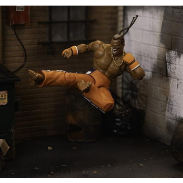 Street Fighter II Dee Jay 6" Action Figure with Interchangeable Parts