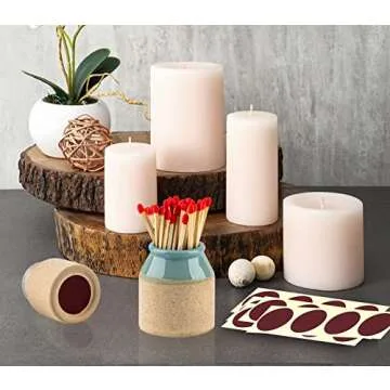 Match Striker Paper with Adhesive Sticker for Easy Lighting