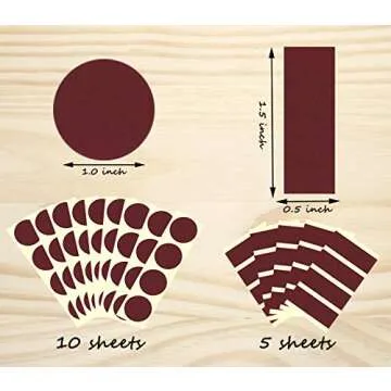 Match Striker Paper with Adhesive Sticker for Easy Lighting