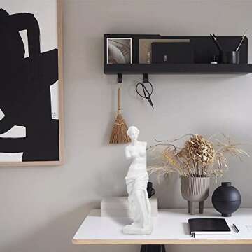 Norrclp 11.5in Greek Statue of Venus, Classic Roman Bust Greek Mythology Sculpture for Home Decor