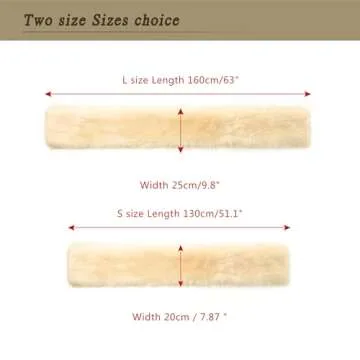 Dikoaina Women's Winter Fake Faux Fur Scarf Wrap Collar Shawl Shrug