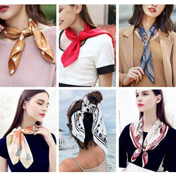 AOLIGE Satin Hair Scarf for Women - Elegant & Versatile