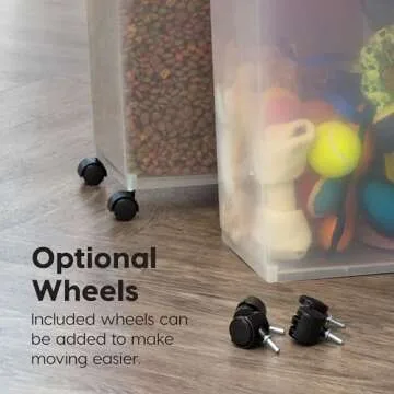 Premium IRIS USA Dog Food Storage Container Set