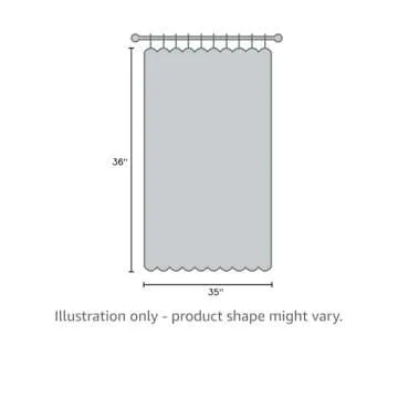 HLC.ME Abbey Faux Linen Textured Semi Sheer Privacy Light Filtering Transparent Grommet Short Thick Cafe Curtain Tiers for Small Windows, Kitchen & Basement, Set of 2 (35 W x 36 L, Beige)