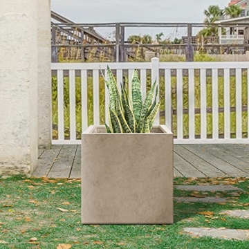 Durable Concrete Planter for Indoor Outdoor Garden Decor