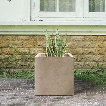 Durable Concrete Planter for Indoor Outdoor Garden Decor