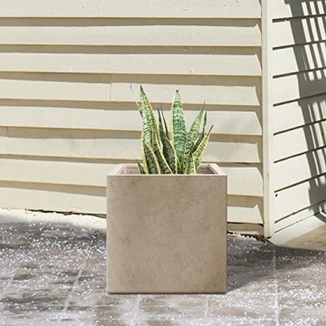 Durable Concrete Planter for Indoor Outdoor Garden Decor