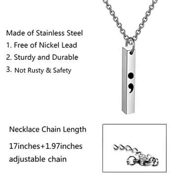 Inspirational Depression Awareness Necklace for Everyone