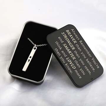 Inspirational Depression Awareness Necklace for Everyone