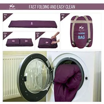 WERTYCITY Warm Weather Sleeping Bag - Portable Waterproof Compact Lightweight, Packable for Kids, Teens Adults Camping Backpacking Hiking, Spring Summer Fall(Wine Red)