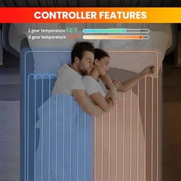Ayge Electric Heated Mattress Pad with Dual Controls