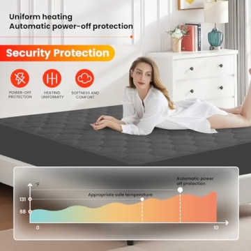 Ayge Electric Heated Mattress Pad with Dual Controls