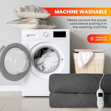 Ayge Electric Heated Mattress Pad with Dual Controls