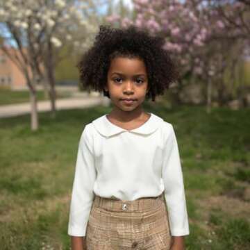 Stylish Toddler Peter Pan Collar Tee for Ages 1-6