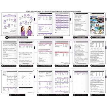 Budget Planner and Monthly Bill Organizer - Finance Planner, 12-Month Journey to Financial Freedom | Bill Payment Tracker Monthly Organizer, Money Saving & Expense Tracker | Undated Budgeting Journal
