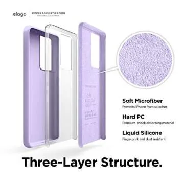 elago Silicone Case for Galaxy S21 Ultra - Premium Protection