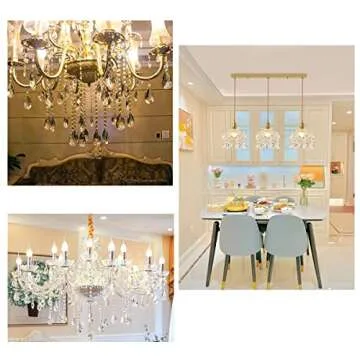 SKY CANDYBAR Crystal Bead Hanging Strands 12pcs for Decor