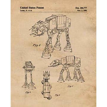 Vintage Star Vessels Patent Prints - 6 Unframed Photos