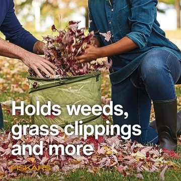 Fiskars Kangaroo Garden Bag: 30-Gallon Collapsible Bag
