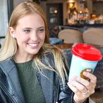 Q Cups 12oz Fun Disposable Coffee Cups - 50 Count