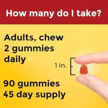 Nature Made Fish Oil Gummies, Omega 3 Fish Oil Supplements, Healthy Heart Support, 90 Gummies, 45 Day Supply