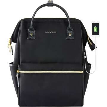 KROSER 15.6 Inch Stylish Laptop Backpack with USB