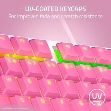 Razer Ornata V3 TKL Gaming Keyboard: Low-Profile Keys - Mecha-Membrane Switches - UV-Coated Keycaps - Backlit Media Keys - 8-Zone RGB Lighting - Magnetic Wrist Wrest - Hello Kitty & Friends Edition