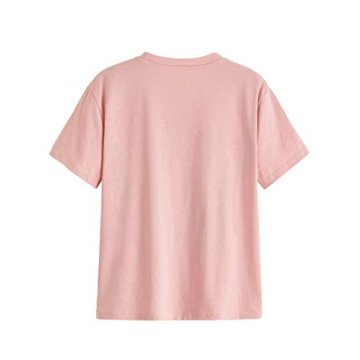 SheIn Women's Summer Tropical Graphic T-Shirt for Casual Style