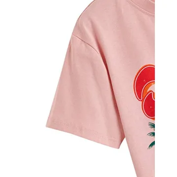 SheIn Women's Summer Tropical Graphic T-Shirt for Casual Style