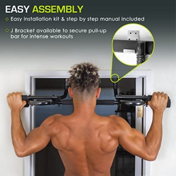 ProsourceFit Multi-Grip Pull Up Bar for Home Workouts