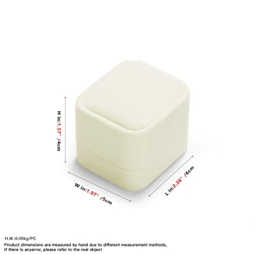 Oirlv Velvet Ring Box - Elegant Gift Case for Rings