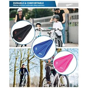 WINNINGO Gel Kids Bike Seat Cushion Cover for Comfort