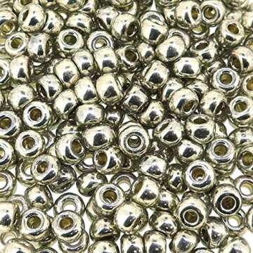 Miyuki Silver 20G 6/0 Seed Beads for Crafting and Jewelry