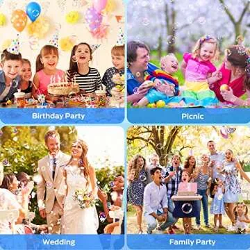 Theefun Bubble Machine for Endless Bubble Fun at Events