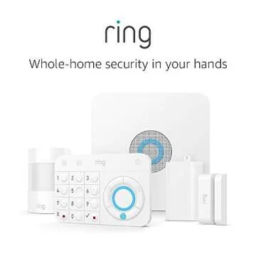 Ring Alarm 5 Piece Kit (1st Gen) – Home Security System with optional 24/7 Professional Monitoring – No long-term contracts – Works with Alexa