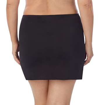 Jones New York womens Silky Touch 16 Anti-cling Above Knee Half Slip, Black, X-Large US