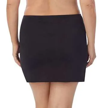Jones New York womens Silky Touch 16 Anti-cling Above Knee Half Slip, Black, X-Large US