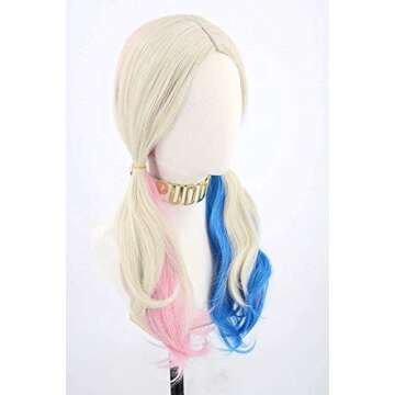 Topcosplay Curly Wig for Halloween Cosplay Costume