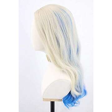 Topcosplay Curly Wig for Halloween Cosplay Costume